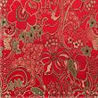 Brocade Art Nouveau, red