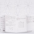 Hana-Fukin sashiko sampler 33 x 33 cm TESSEN, white