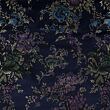 Brocade bouquet, dark blue