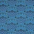 Brocade heaven, blue