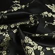 Brocade Sakura, gold and black