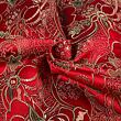 Brocade Art Nouveau, red