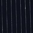 Lněné plátno, proužkované, bílo-tmavomodré