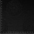 Brocade medallion, black