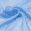 Silk chiffon, light blue