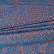 Brocade Ming, blue and orange
