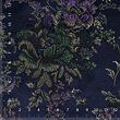 Brocade bouquet, dark blue