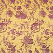 Japanese brocade fabric, gold and violet
