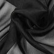 Black georgette silk fabric