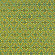 Noble brocade, turquoise and brown and yellow