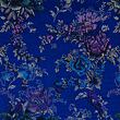 Brocade bouquet, blue
