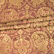 Pink and gold brocade fabric for medieval clothing from 100% silk © Sartor Bohemia