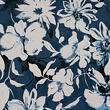 EcoVero viscose blue fabric