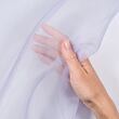Silk organza, light blue