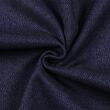 Diamond weave virgin wool, blue and black