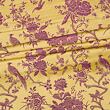 Japanese brocade fabric, gold and violet